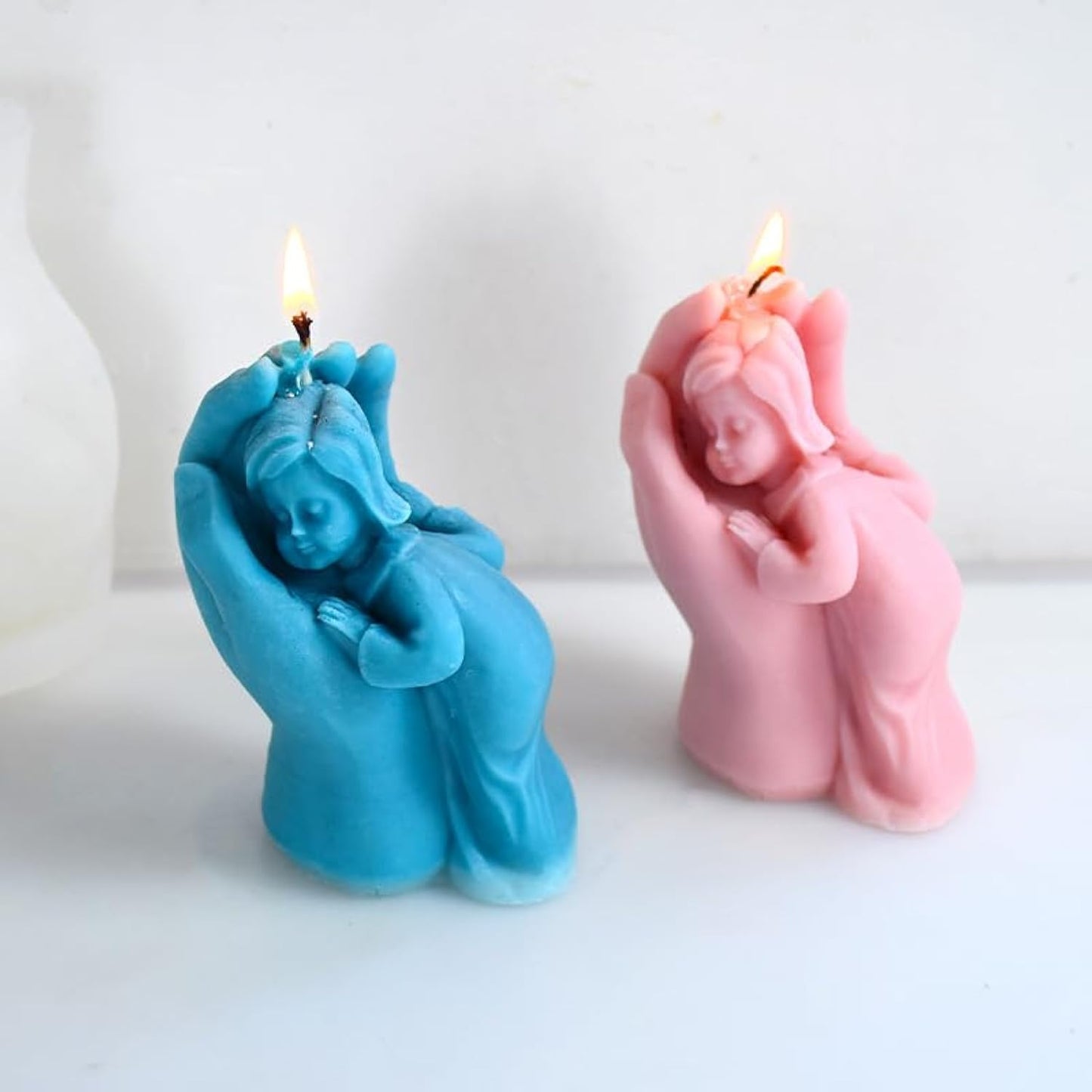 Baby Angel Candle - 3.5 * 3in (TCA)