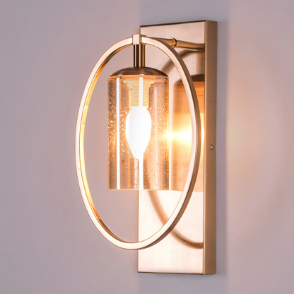 Celestial Halo Seeded Sconce Wall Light - 8.5in * 14in (J)