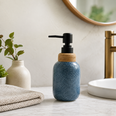 The Terra & Rope Ceramic Soap Dispenser (W)
