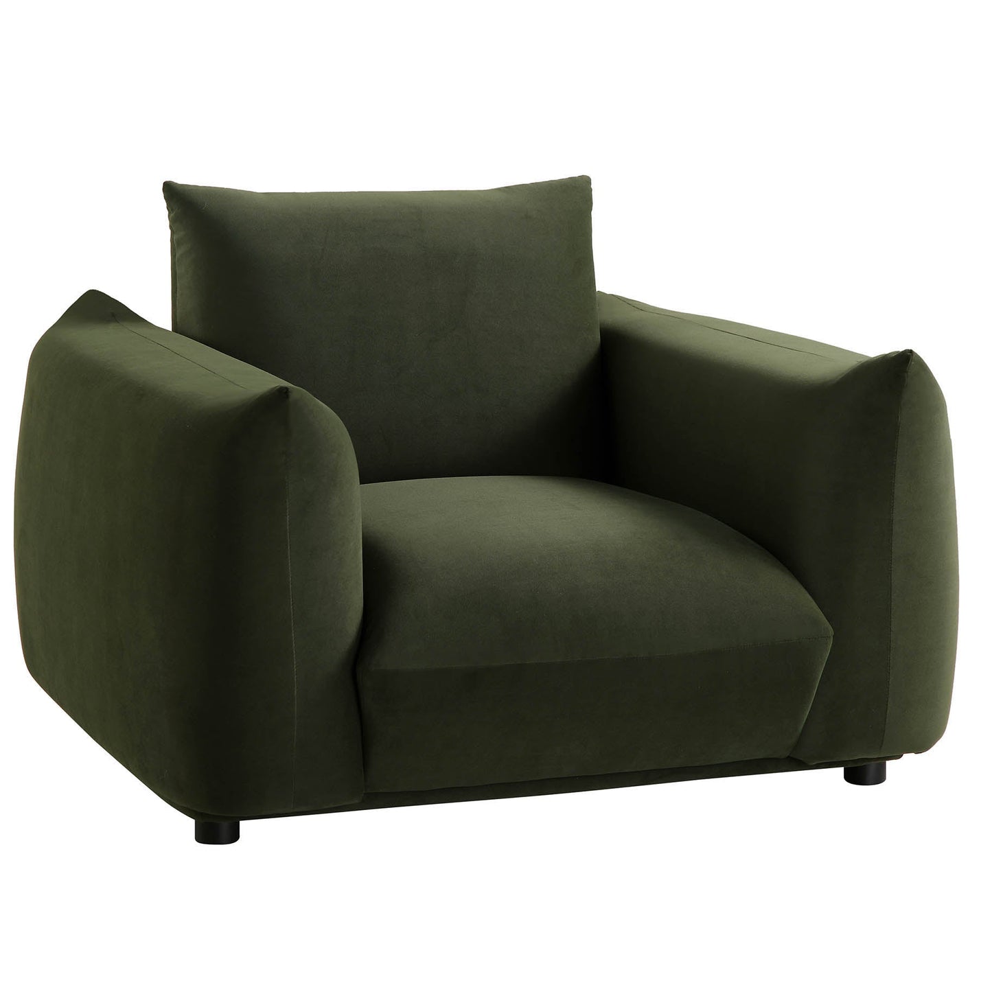 Dami 1-Seater Upholstered Sofa Armchair W 112 x D 101 x H 81 cm - (OT)