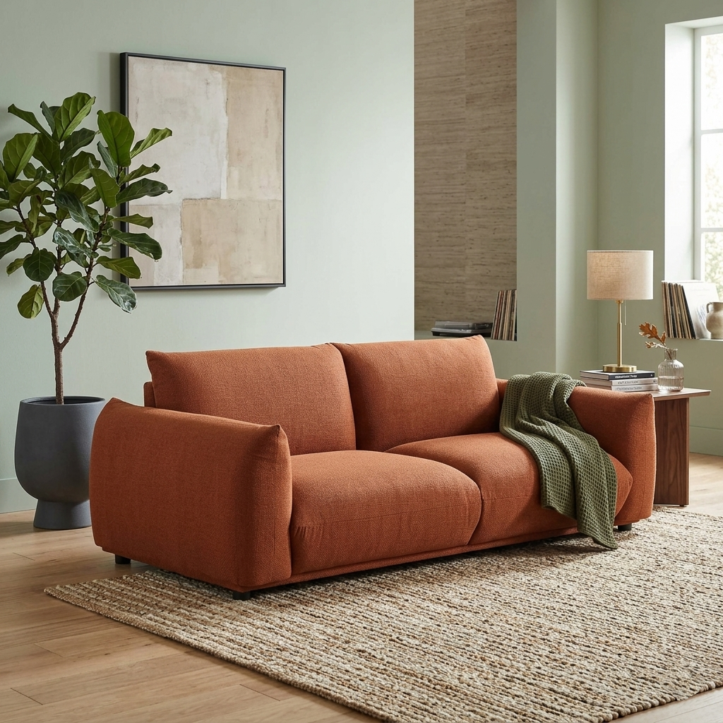 Dami 3-Seater Upholstered Sofa W 225 x D 101 x H 81 cm - (OT)