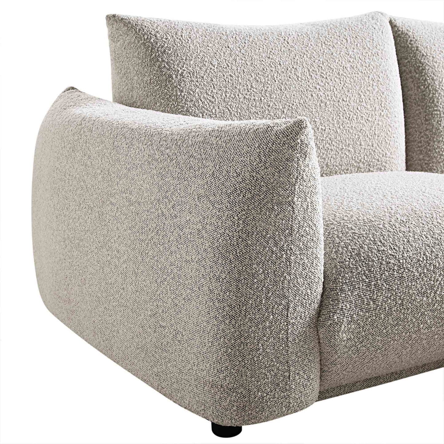 Dami 3-Seater Upholstered Sofa W 225 x D 101 x H 81 cm - (OT)