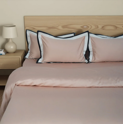EATON Bedsheet (400TC) - 100% Cotton King-Size Bedsheet + 2 Pillow Covers