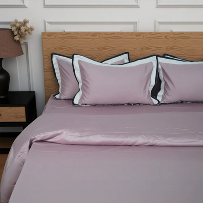EATON Bedsheet (400TC) - 100% Cotton King-Size Bedsheet + 2 Pillow Covers