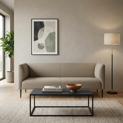 Elin Minimalist Curved-Arm 2-Seater Sofa (1500mm) - (NO)