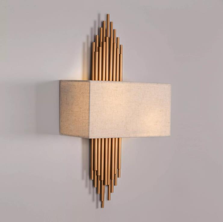 Gilded Organ Sconce Wall Light - 14in * 26in (J)