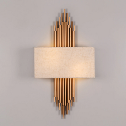 Gilded Organ Sconce Wall Light - 14in * 26in (J)