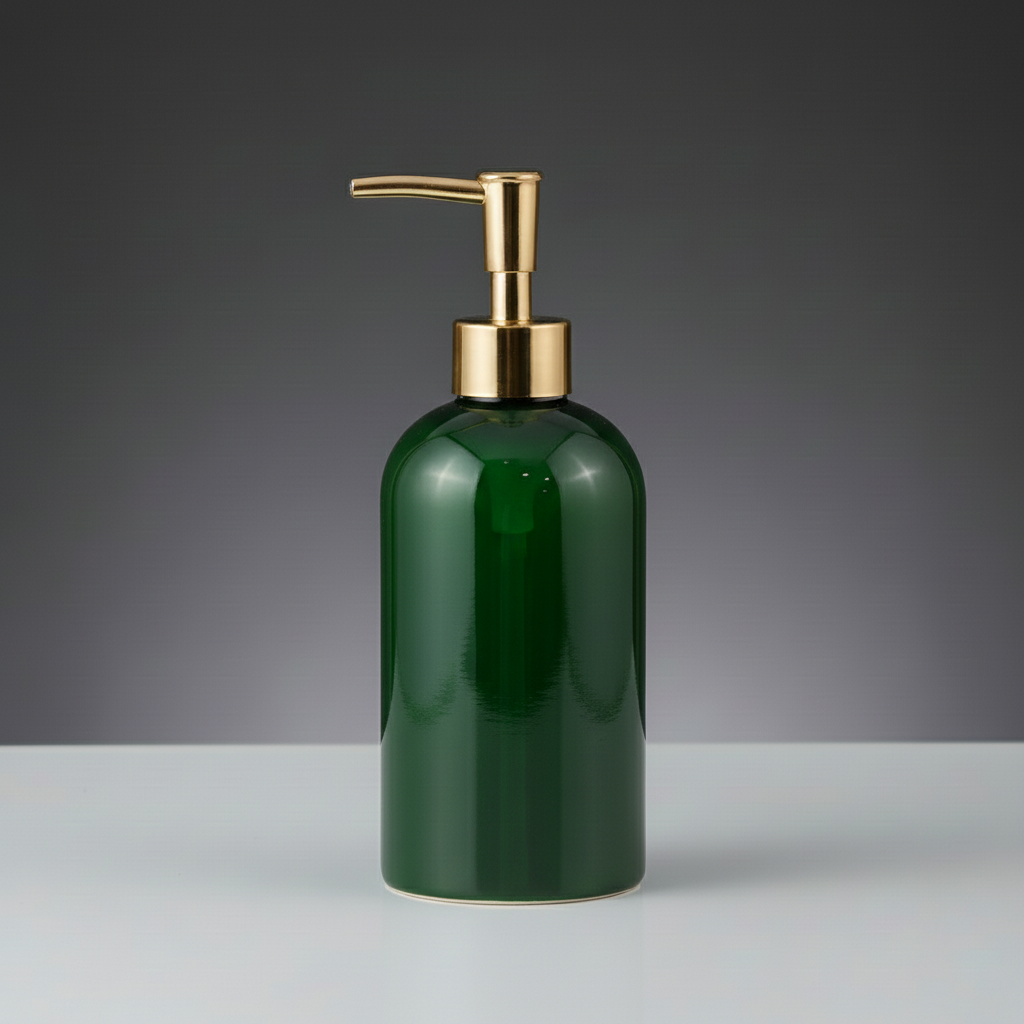 Artisan Ceramic Soap Dispenser (W) Urban Nivasa