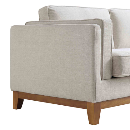 Habi Upholstered Fabric 2-Seater Sofa W 167 x D 84 x H 74 cm - (OT)