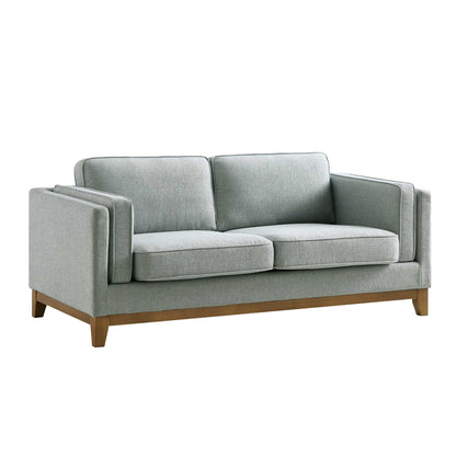 Habi Upholstered Fabric 2-Seater Sofa W 167 x D 84 x H 74 cm - (OT)