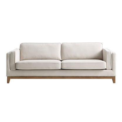 Habi Upholstered Fabric 3-Seater Sofa W 209 x D 84 x H 74 cm - (OT)