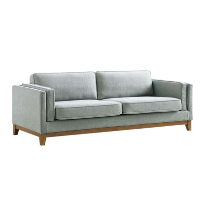 Habi Upholstered Fabric 3-Seater Sofa W 209 x D 84 x H 74 cm - (OT)