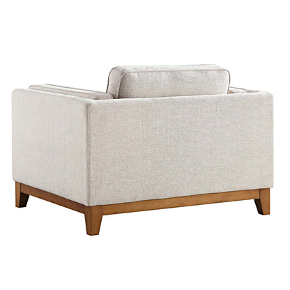 Habi Upholstered Fabric Sofa, 1-Seater W 101 x D 84 x H 74 cm - (OT)
