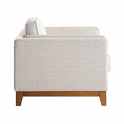 Habi Upholstered Fabric Sofa, 1-Seater W 101 x D 84 x H 74 cm - (OT)