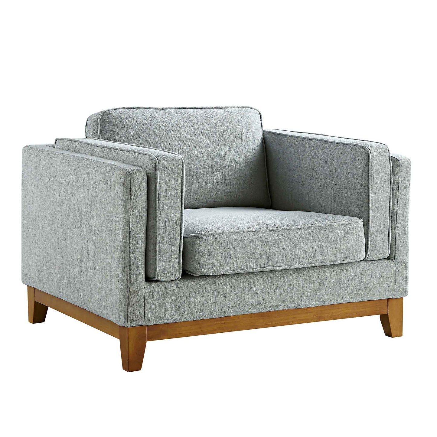 Habi Upholstered Fabric Sofa, 1-Seater W 101 x D 84 x H 74 cm - (OT)