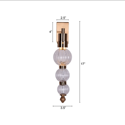 Halo Arc Modern Globe Wall Light - 8in * 12in (J)