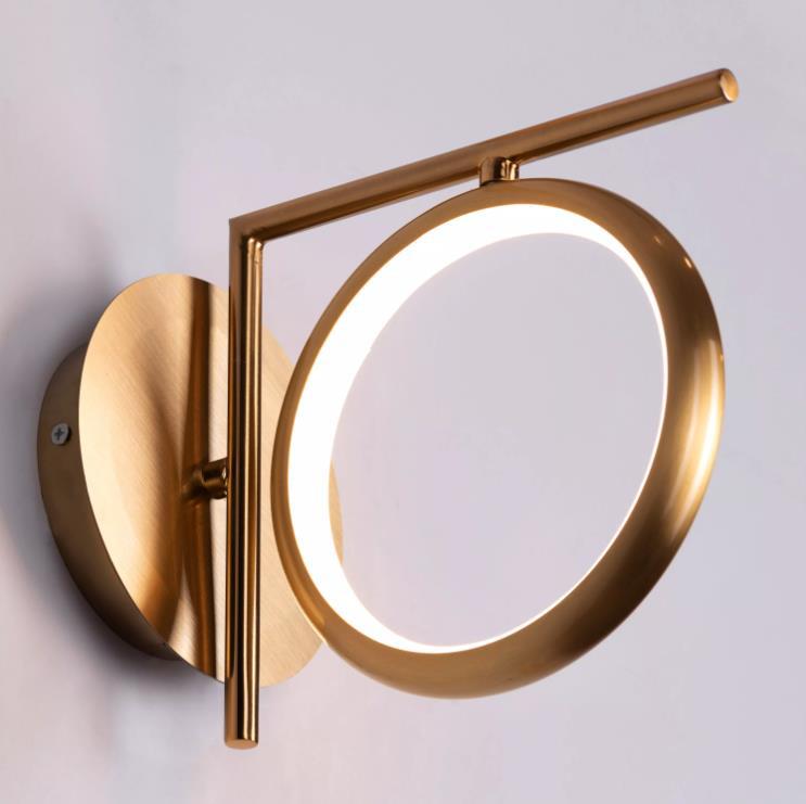 Halo Modern Geometric Sconce Wall Light - 5.9in * 8.2in (J)