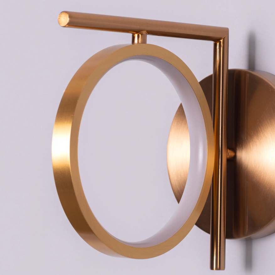 Halo Modern Geometric Sconce Wall Light - 5.9in * 8.2in (J)