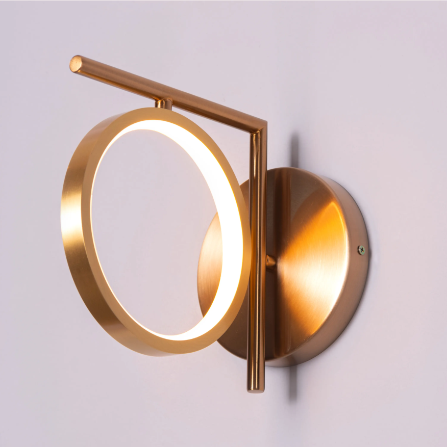 Halo Modern Geometric Sconce Wall Light - 5.9in * 8.2in (J)