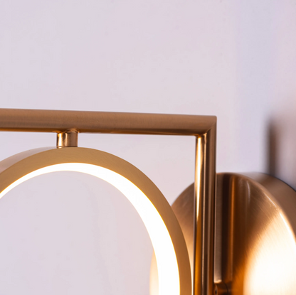 Halo Modern Geometric Sconce Wall Light - 5.9in * 8.2in (J)