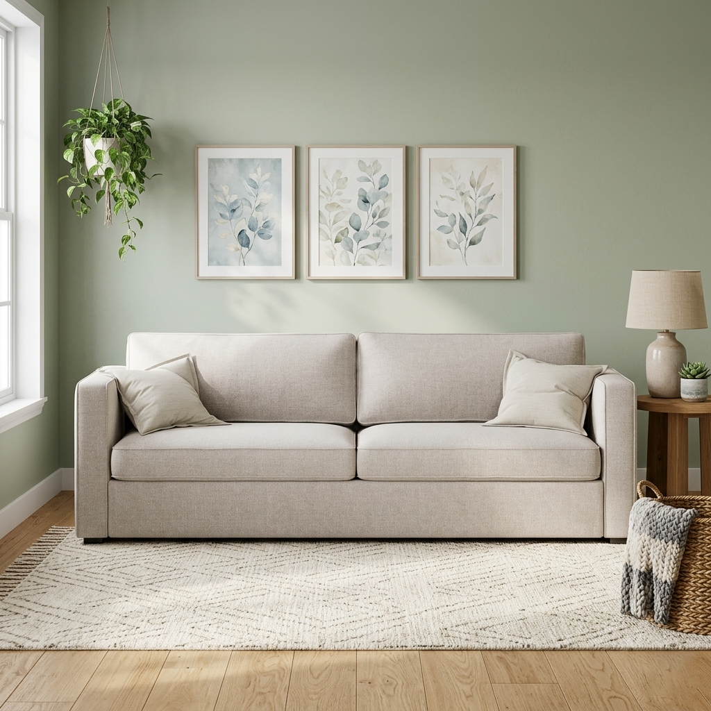 Haven Modern Fabric 2-Seater Sofa (1800mm) - (NO)