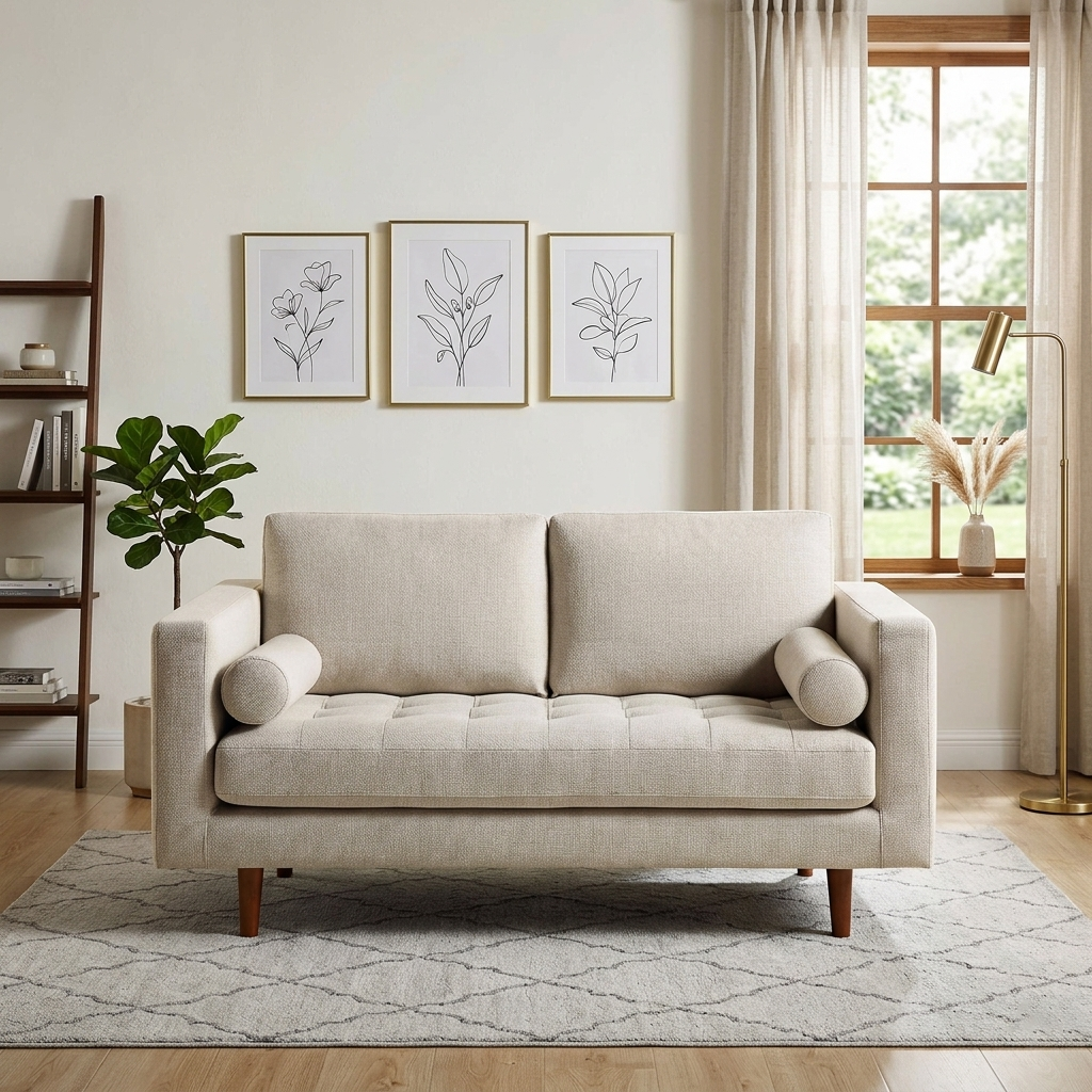 Hola 2-Seater Upholstered Sofa W 157 x D 85 x H 83 cm - (OT)