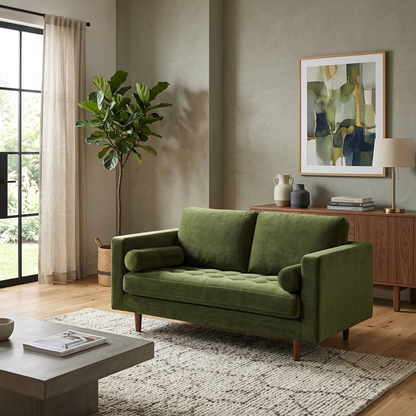 Hola 2-Seater Upholstered Sofa W 157 x D 85 x H 83 cm - (OT)