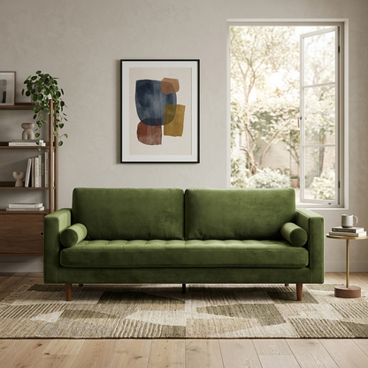 Hola 3-Seater Upholstered Sofa W 223 x D 85 x H 83 cm - (OT)