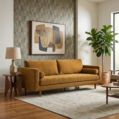 Hola 3-Seater Upholstered Sofa W 223 x D 85 x H 83 cm - (OT)