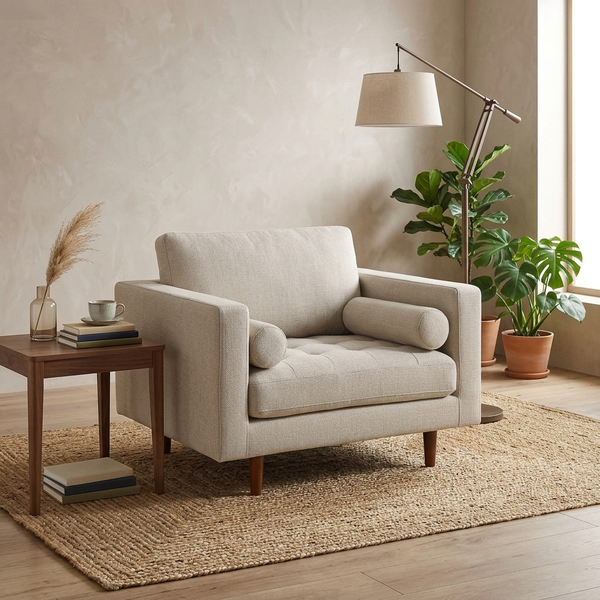 Hola Upholstered Armchair W 109 x D 85 x H 83 cm - (OT)