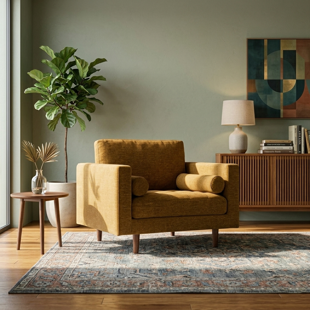 Hola Upholstered Armchair W 109 x D 85 x H 83 cm - (OT)