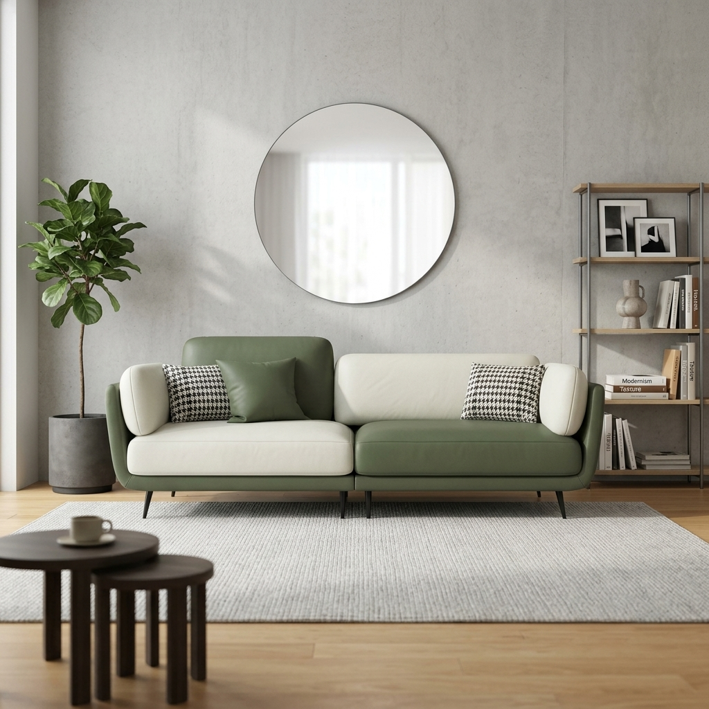 Hugo Pillow-Block Bouclé 2-Seater Sofa (1800mm) - (NO)