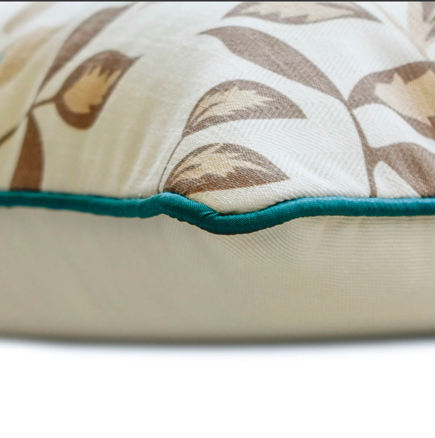 Vibrant Butterfly Applique Cushion Cover - 12x12 Inches (CD)