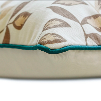 Vibrant Butterfly Applique Cushion Cover - 12x12 Inches (CD)