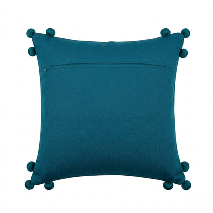 Striped Tassel Cushion Cover - 12x12 Inches (CD)