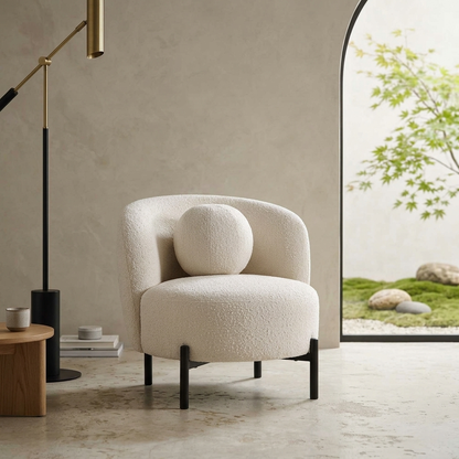 Jaba 1-Seater Upholstered Sofa W 70 x D 84 x H 75 cm - (OT)