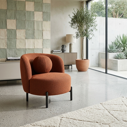 Jaba 1-Seater Upholstered Sofa W 70 x D 84 x H 75 cm - (OT)