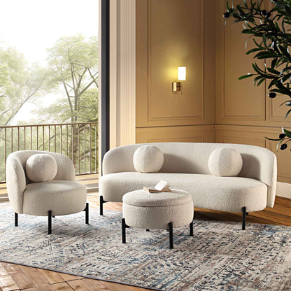 Jaba 2-Seater Upholstered Sofa W 125 x D 92 x H 78 cm - (OT)