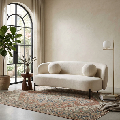 Jaba 2-Seater Upholstered Sofa W 125 x D 92 x H 78 cm - (OT)