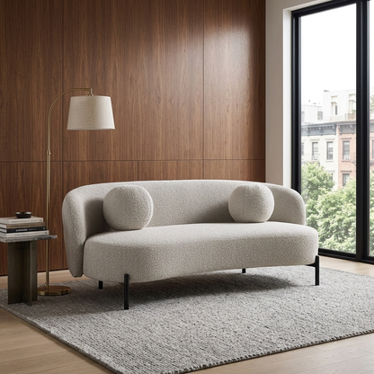 Jaba 3-Seater Upholstered Sofa W 192 x D 94 x H 78 cm - (OT)