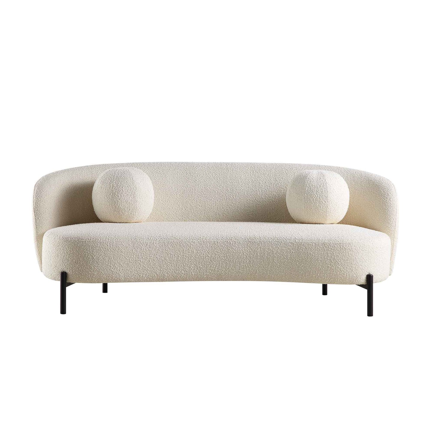 Jaba 3-Seater Upholstered Sofa W 192 x D 94 x H 78 cm - (OT)