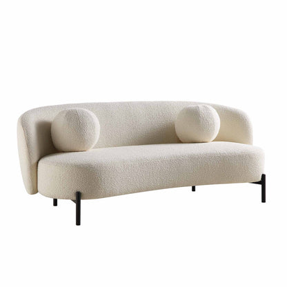 Jaba 3-Seater Upholstered Sofa W 192 x D 94 x H 78 cm - (OT)