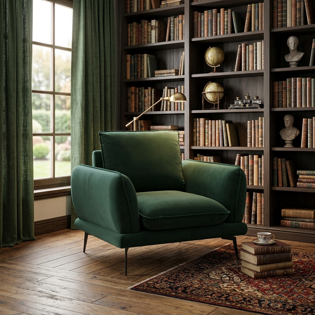 Kabi 1-Seater Upholstered Sofa W 96 x D 85 x H 82 cm - (OT)