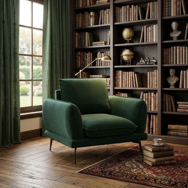 Kabi 1-Seater Upholstered Sofa W 96 x D 85 x H 82 cm - (OT)