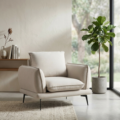 Kabi 1-Seater Upholstered Sofa W 96 x D 85 x H 82 cm - (OT)