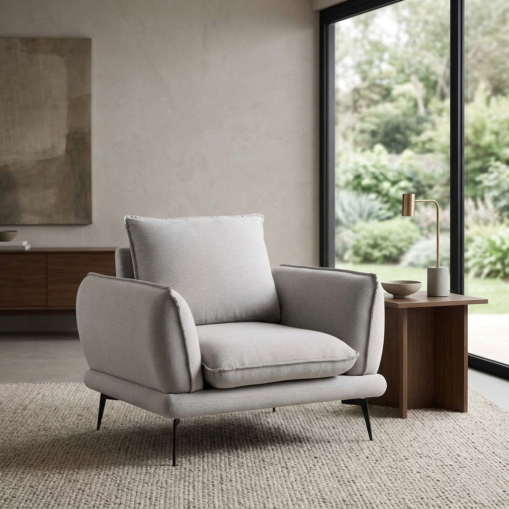 Kabi 1-Seater Upholstered Sofa W 96 x D 85 x H 82 cm - (OT)