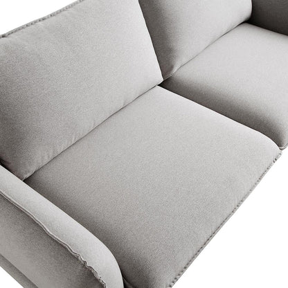 Kabi Upholstered Fabric 3-Seater Sofa W 197 x D 85 x H 82 cm - (OT)