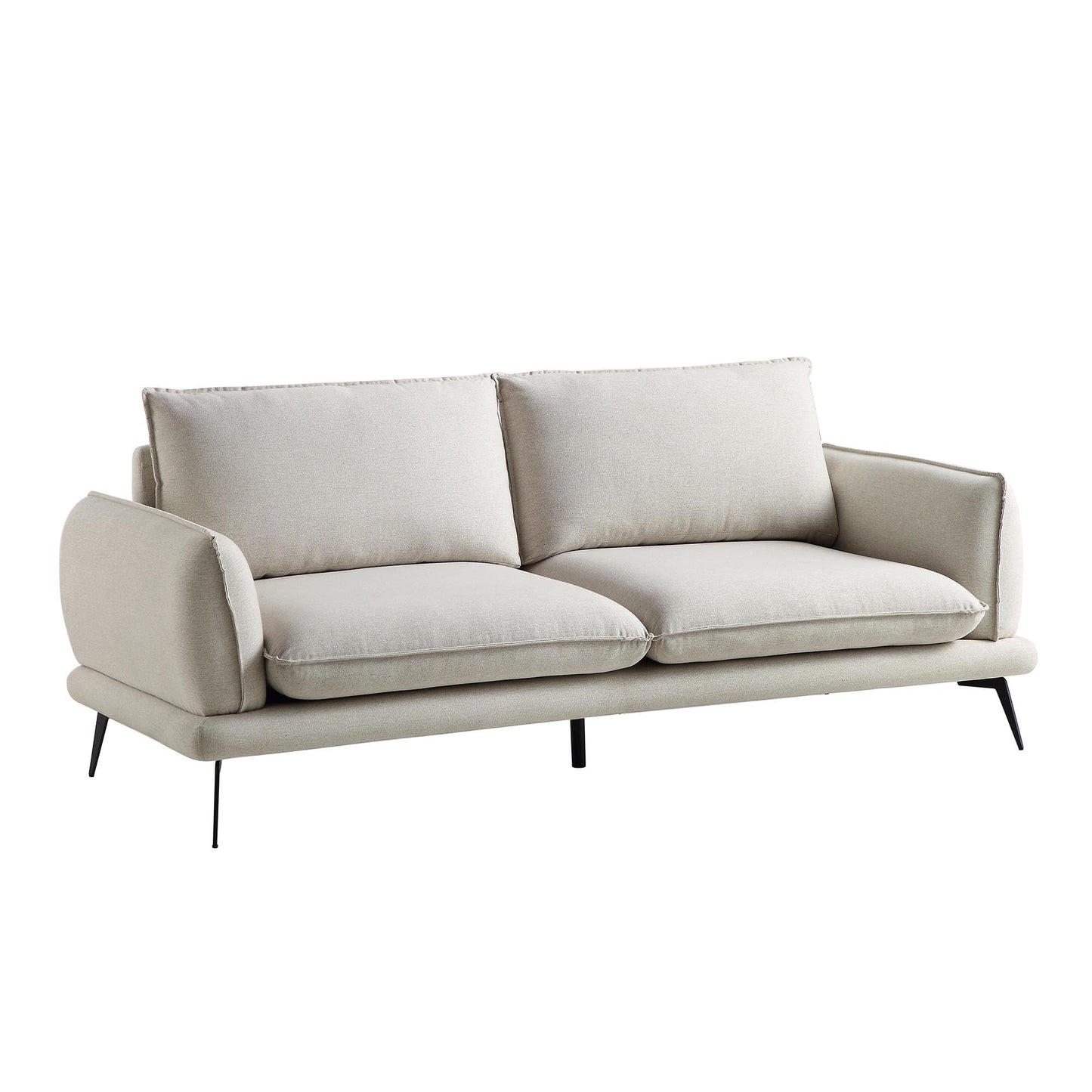 Kabi Upholstered Fabric 3-Seater Sofa W 197 x D 85 x H 82 cm - (OT)