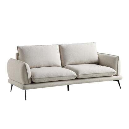 Kabi Upholstered Fabric 3-Seater Sofa W 197 x D 85 x H 82 cm - (OT)