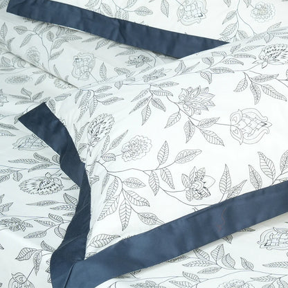 Laska Zeno (150 TC) - 100% Cotton King-Size Bedsheet + 2 Pillow Covers